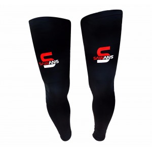 Cycling Leg Warmer Thermal Compression Winter Knee Running Warmers Roubaix Black